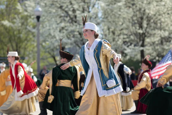 Polska Konstytucja Day Parade 2018 — Zdjęcie stockowe