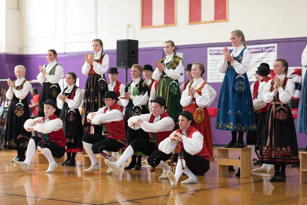 Festiwal Syttende Mai Stoughton 2018 — Zdjęcie stockowe