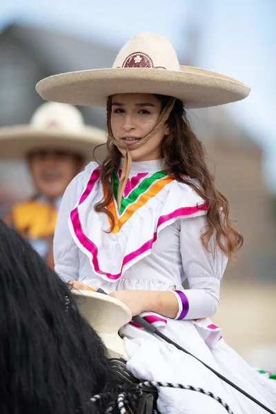 Мексиканский парад независимости — стоковое фото