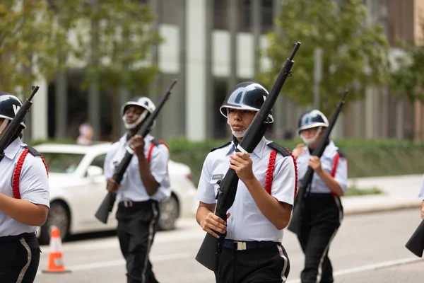 El desfile de héroes americanos — Foto de Stock