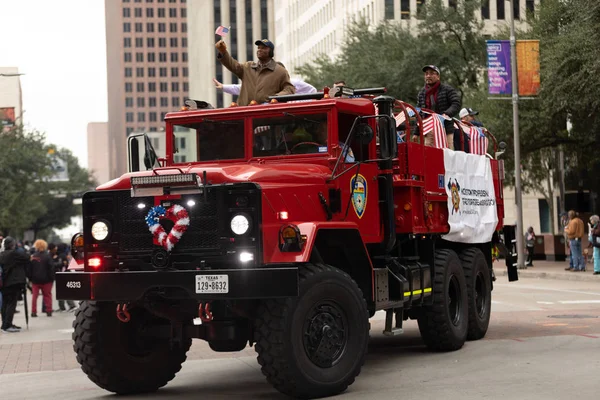 Le défilé des héros américains — Photo