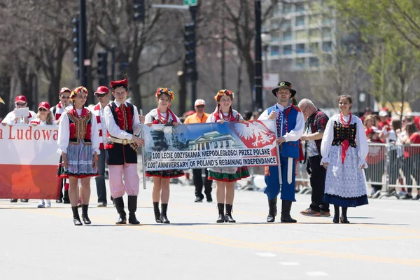 Parade zum polnischen Verfassungstag 2018 — Stockfoto