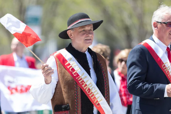 De Poolse grondwet dag parade 2018 — Stockfoto