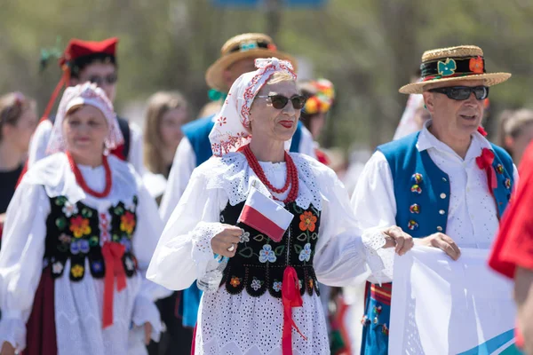 Polonya Anayasa Günü Geçit Töreni 2018 — Stok fotoğraf