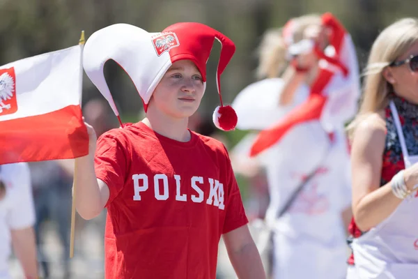 The Polish Constitution Day Parade 2018 — Stock Photo, Image