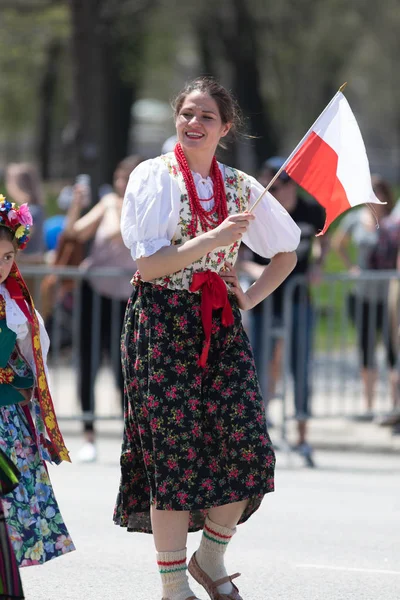 Polonya Anayasa Günü Geçit Töreni 2018 — Stok fotoğraf