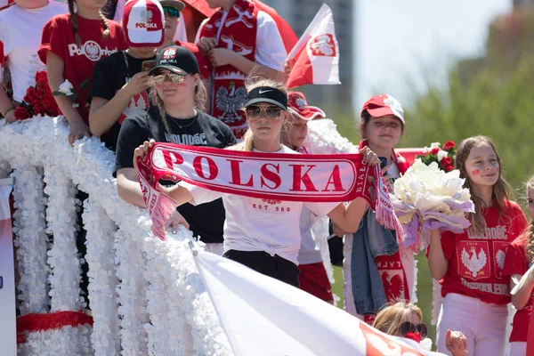 The Polish Constitution Day Parade 2018 — Stock Photo, Image