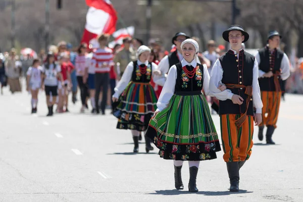 ポーランド憲法記日パレード2018 — ストック写真