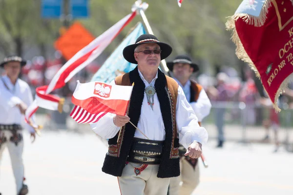 De Poolse grondwet dag parade 2018 — Stockfoto