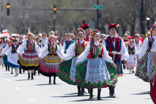 Den polska konstitutionen Day Parade 2018 — Stockfoto