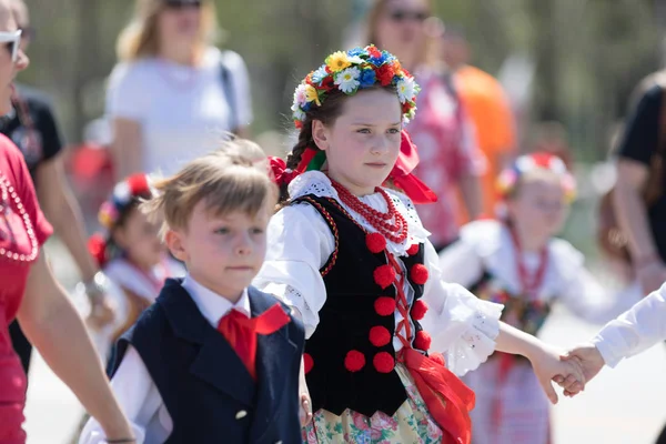 De Poolse grondwet dag parade 2018 — Stockfoto