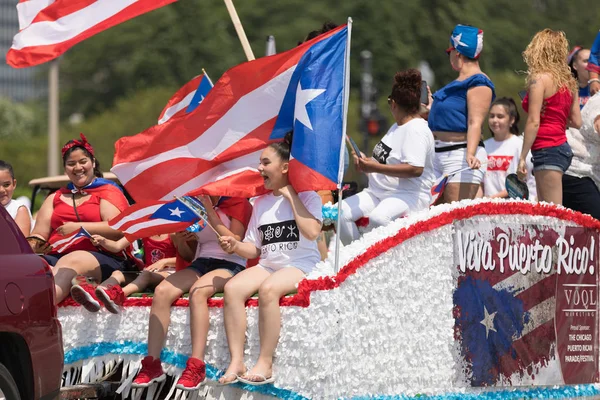 O desfile do dia de Porto Rico 2018 — Fotografia de Stock