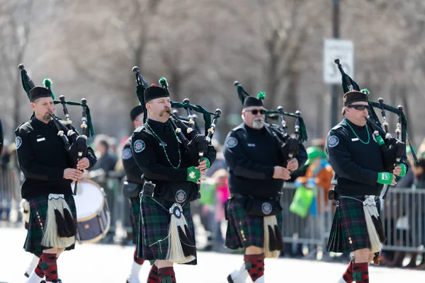 Desfile del Día de San Patricio Chicago 2019 — Foto de Stock