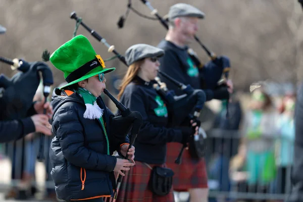 Desfile del Día de San Patricio Chicago 2019 — Foto de Stock