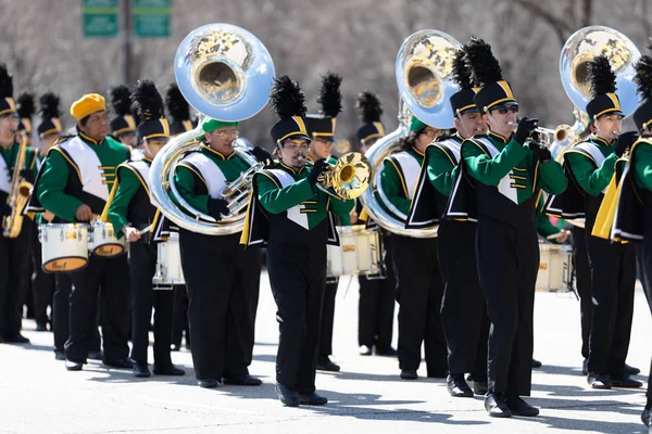 St. Patrick's Day Parade Chicago 2019 — Stockfoto