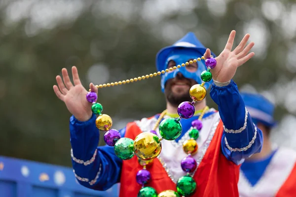 Марді гра парад Новий Орлеан — стокове фото