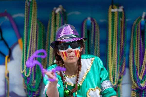 Přehlídka Mardi Gras New Orleans — Stock fotografie