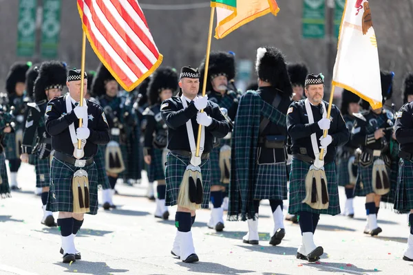 Desfile del Día de San Patricio Chicago 2019 — Foto de Stock