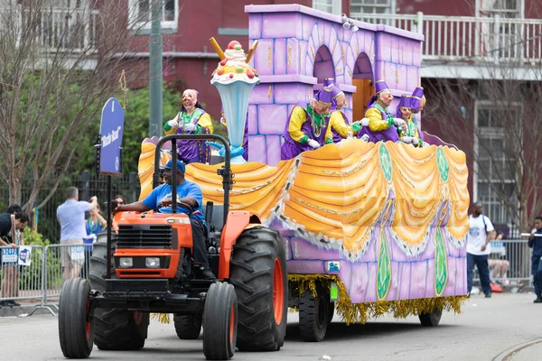 Mardi Gras parade New Orleans — Stockfoto
