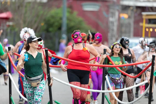 Mardi gras parade neue orleans — Stockfoto