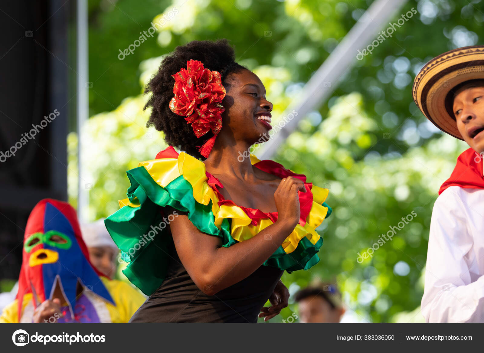Cleveland, Ohio, USA - June 8, 2019: Parade the Circle, African