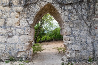 Hidalgo 'daki eski bir Hacienda harabeleri, Tamaulipas, Meksika