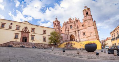 The Parroquia de Santo Domingo, and the museum Pedro Coronel in Zacatecas, Zacatecas state, Mexico clipart