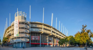 Aguascalientes, Aguascalientes, Meksika - 23 Kasım 2019: Victoria Aguascalientes Stadyumu, Meksika futbol takımı Necaxa 'nın evidir..