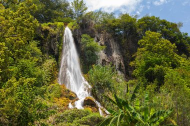 The Waterfall known as El Chorrito, in the Mexican state of Tamaulipas clipart