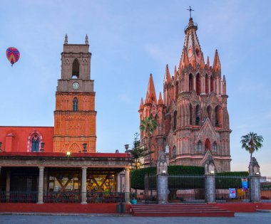 Parroquia de San Miguel Arcngel, San Miguel de Allende, Guanajuato Meksika.