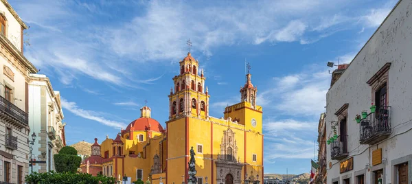 Guanajuato Guanajuato Messico Vista Strada Parroquia Nuestra Seora Guanajuato — Foto Stock