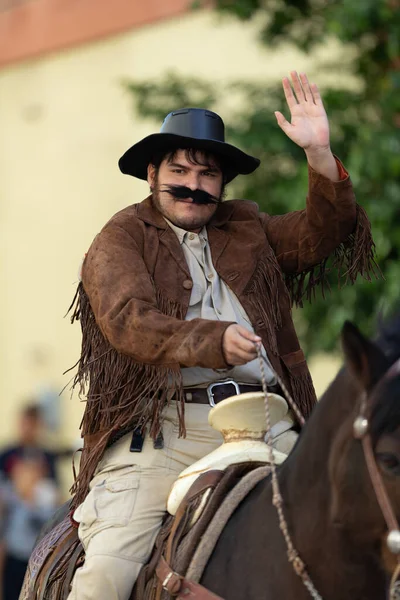 Matamoros Tamaulipas Mexiko November 2019 Parade Zum Tag Der Mexikanischen — Stockfoto