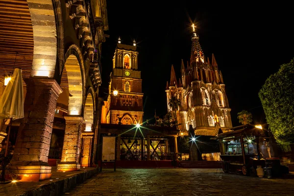 Parroquia San Miguel Arcangel Santa Escuela Cristo San Miguel Allende —  Fotos de Stock