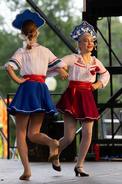 Louis Missouri Verenigde Staten Augustus 2019 Festival Nations Tower Grove — Stockfoto