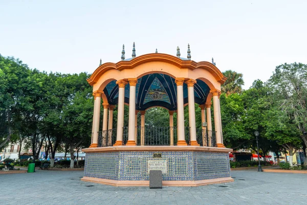 Ana Plaza 'daki Gazebo Miguel Hidalgo, Matamoros, Tamaulipas Eyaleti, Meksika