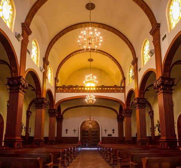 Ciudad Victoria Tamaulipas Mexique Juillet 2019 Intérieur Cathédrale Del Sagrado — Photo