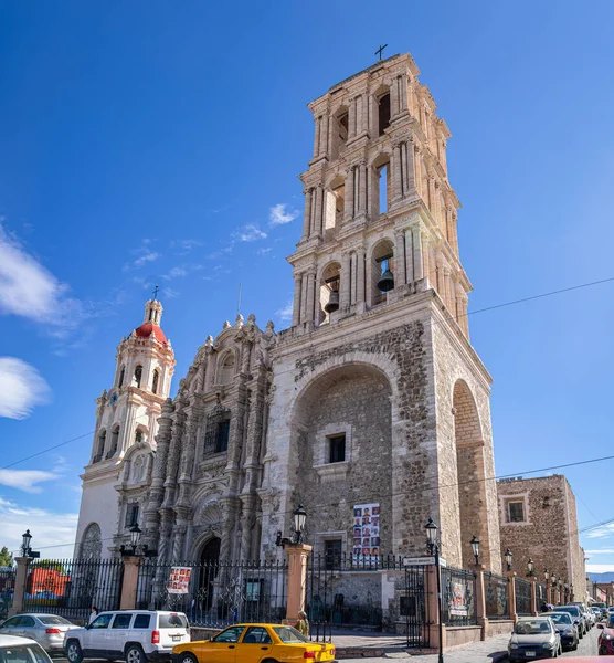 Saltillo Coahuila México Noviembre 2019 Catedral Santiago Apstol Saltillo Plaza — Foto de Stock