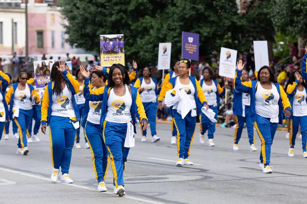 Indianapolis Indiana Usa Settembre 2019 Circle City Classic Parade Donne — Foto Stock
