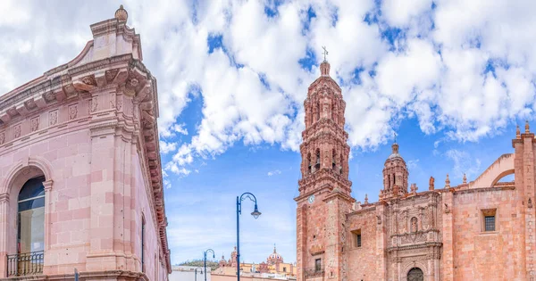 Cattedrale Nostra Signora Dell Assunzione Zacatecas Che Mostra Stile Barocco — Foto Stock