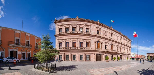 Saltillo Coahuila México Noviembre 2019 Palacio Rosa Edificio Del Gobierno — Foto de Stock