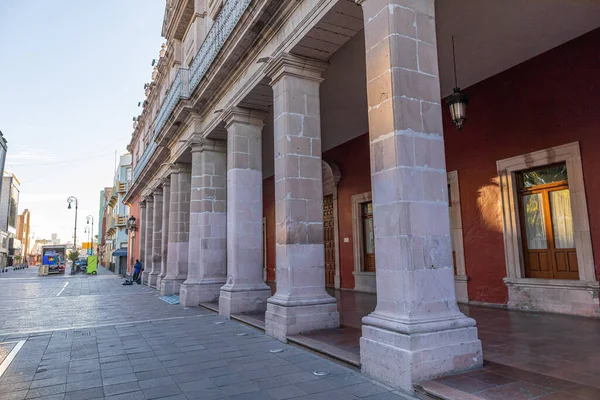 Colonne Del Palazzo Del Governo Comunale Aguascalientes Messico — Foto Stock