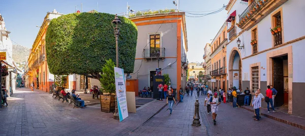 Guanajuato Guanajuato México Novembro 2019 Turistas Moradores Locais Que Exploram — Fotografia de Stock
