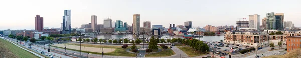 Baltimore Delstaten Maryland Amerikas Förenta Stater Över Centrum Inre Hamnen — Stockfoto