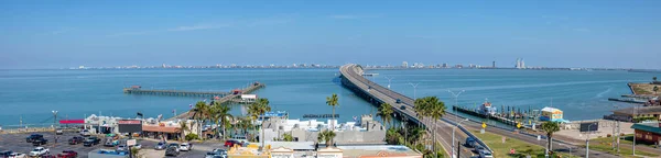 Port Isabel Texas Usa November 2019 Aerial View South Padre — Stock Photo, Image