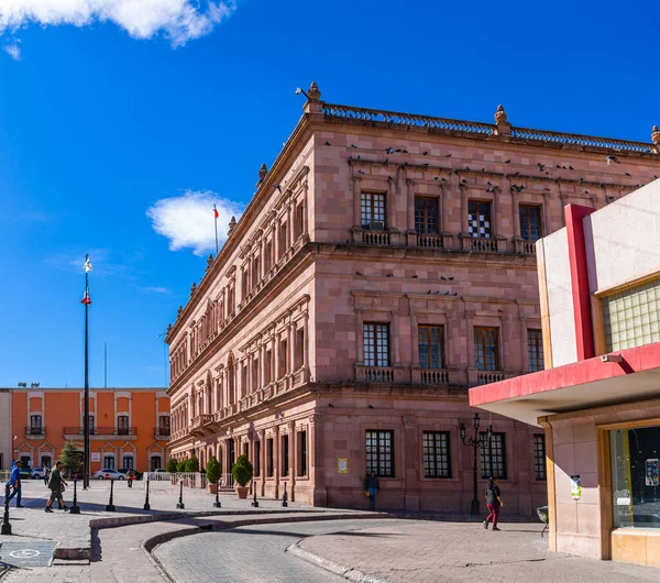 Saltillo Coahuila Mexico 2019 Pink Palace State Building Plaza Armas — 스톡 사진