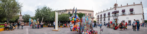 Santiago Queretaro Queretaro Mexiko Listopadu 2019 Lidé Užívají Den Mezi — Stock fotografie
