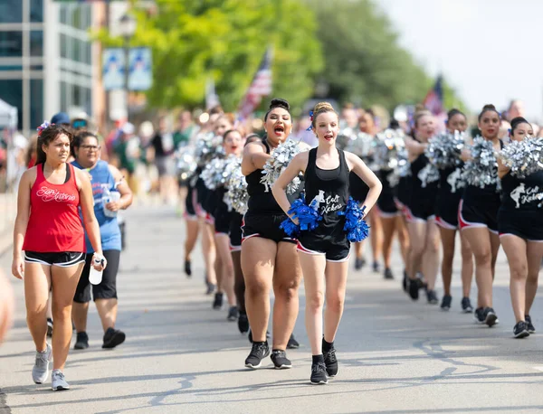 Arlington Texas Usa Července 2019 Arlington Července Parade Členové Arlingtonské — Stock fotografie