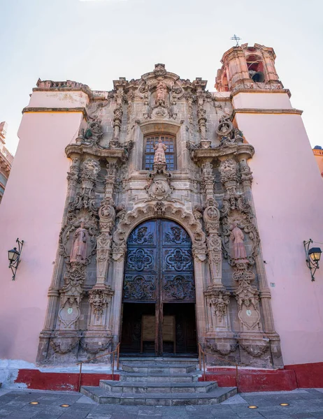 San Diego Church Sopena Street Guanajuato Mexico — 스톡 사진