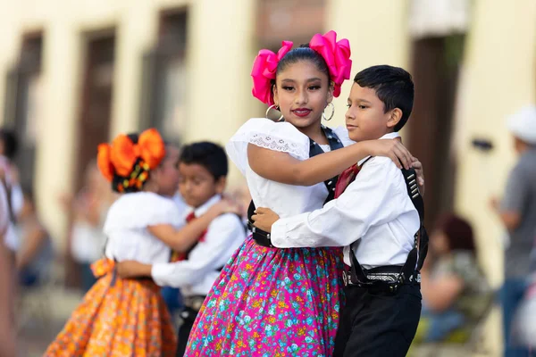 Matamoros Tamaulipas México Novembro 2019 Mexican Revolution Day Parade Dançarinos — Fotografia de Stock