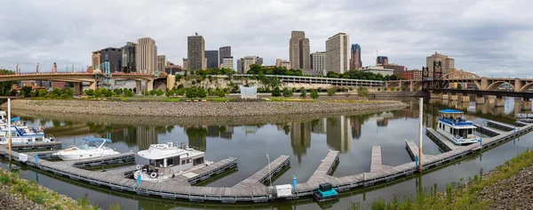 Saint Paul State Capital Minnesota United States America Seen Mississippi — Stock Photo, Image